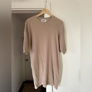 Brand new NTH knitted tee in Oak, men’s size S